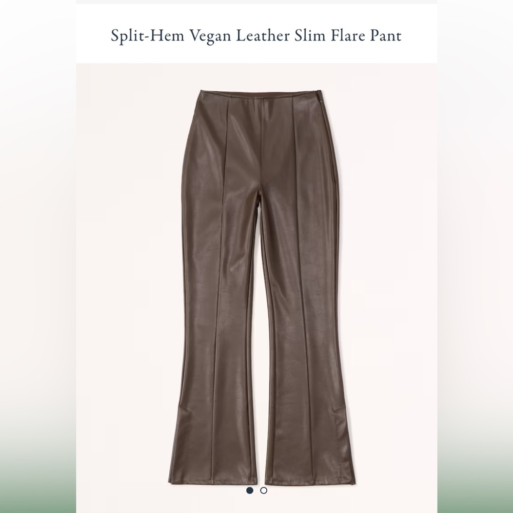 NWT Abercrombie leather pants